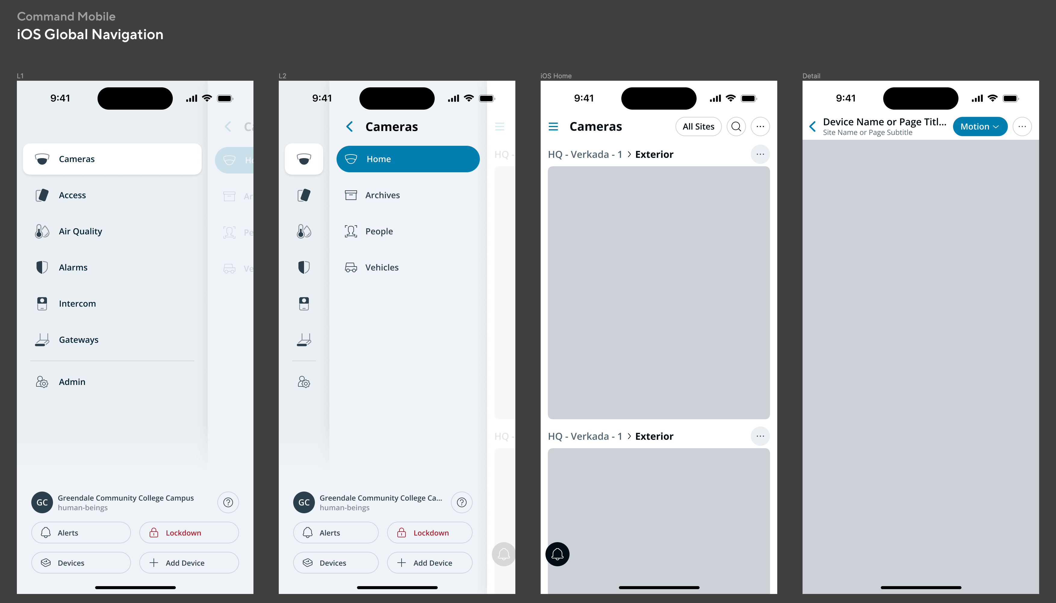 The final navigation system — full iOS spec